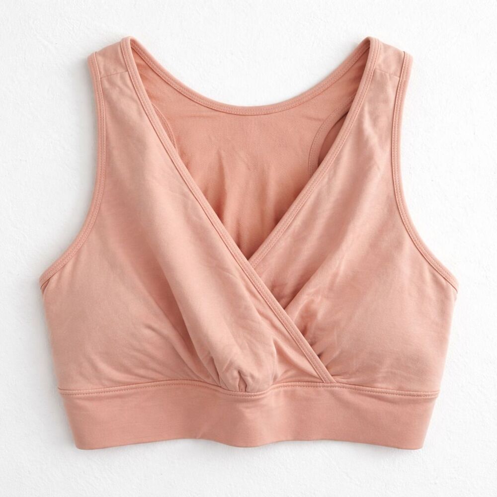 New Kindred Bravely Bra Davy Piper Racerback Bra Size XL B Soft Pink nwt